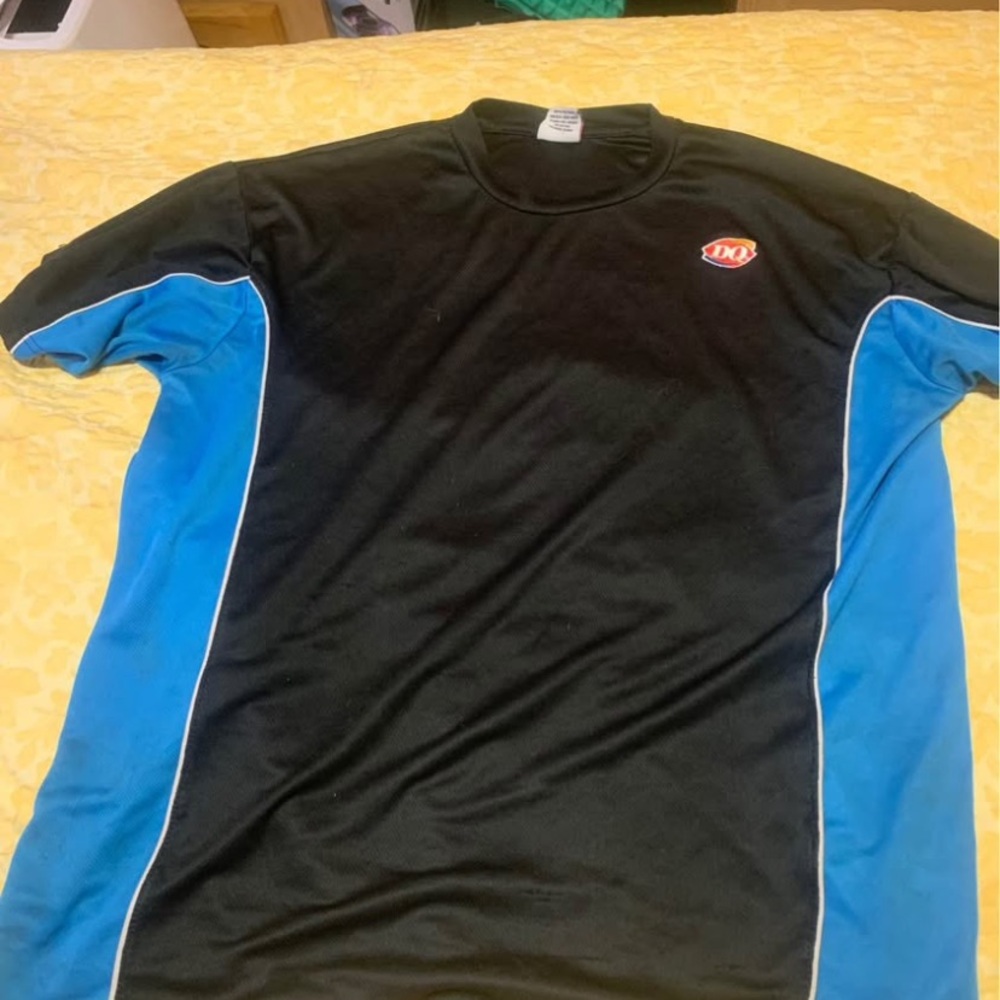 Black and Blue DQ Logo T-Shirt